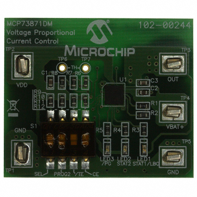 MCP73871DM-VPCC Microchip Technology  Cartes et kits d'évaluation et de démonstration